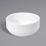 Oneida Classic by 1880 Hospitality F1000000941 1.5 oz. Cream White Porcelain Butter Cup - 36/Case