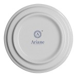 Ariane Prime 2.37 oz. Warm White Round Porcelain Butter Ramekin - 12/Case