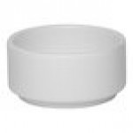 Ariane Prime 2.37 oz. Warm White Round Porcelain Butter Ramekin - 12/Case