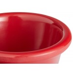 Acopa 2 oz. Red Smooth Melamine Ramekin - 12/Case