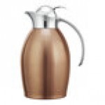 Service Ideas Nicollet 33.8 oz. Rose Gold Stainless Steel Insulated Carafe / Server with Push Button Lid NIC10BSPBRG Service Ideas Nicollet 33.8 oz. Rose Gold Stainless Steel Insulated Carafe / Server with Push Button Lid NIC10BSPBRG