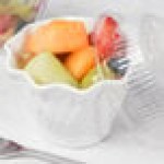 Cambro SRB5CW148 Camwear® 5 oz. White Polycarbonate Swirl Bowl - 24/Case