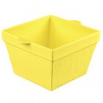 TableCraft CW1490R 6.5 Qt. Red Cast Aluminum Square Condiment Bowl TableCraft CW1490R 6.5 Qt. Red Cast Aluminum Square Condiment Bowl