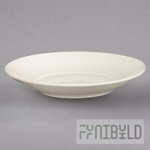 Homer Laughlin from Steelite International HL31800 Unique 2.3 Qt. Ivory (American White) China Options Bowl - 12/Case
