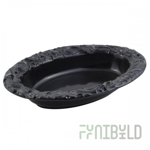 Bon Chef 5501BLK 5 Qt. Black Sandstone Finish Cast Aluminum Pasta Bowl