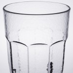 Cambro LT22152 Laguna 22 oz. Clear Customizable SAN Plastic Tumbler - 36/Case