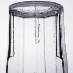 Cambro LT22152 Laguna 22 oz. Clear Customizable SAN Plastic Tumbler - 36/Case