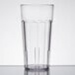 Cambro LT22152 Laguna 22 oz. Clear Customizable SAN Plastic Tumbler - 36/Case