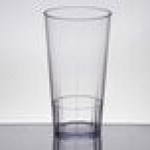 Cambro LT22152 Laguna 22 oz. Clear Customizable SAN Plastic Tumbler - 36/Case