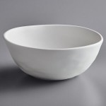Elite Global Solutions RT83R-OW Tenaya 1.38 Qt. Off White Round Melamine Serving Bowl - 6/Case Elite Global Solutions RT83R-OW Tenaya 1.38 Qt. Off White Round Melamine Serving Bowl - 6/Case