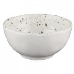 Elite Global Solutions D712SQ-CC Macchiato 22 oz. Chocolate Chip Square Melamine Bowl - 6/Case