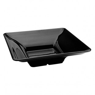 Delfin from Steelite International DFBSQ113AS010 Pacific Rim Black 64 oz. Square Melamine Bowl Delfin from Steelite International DFBSQ113AS010 Pacific Rim Black 64 oz. Square Melamine Bowl