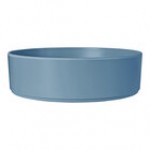 Cal-Mil Hudson 120 oz. Stone Blue Raised Rim Melamine Bowl Cal-Mil Hudson 120 oz. Stone Blue Raised Rim Melamine Bowl