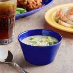 Acopa Foundations 8 oz. Blue Melamine Bouillon Cup - 12/Case