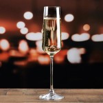 Lucaris Hip from Anchor Hocking Foodservice 9 oz. Champagne Flute - 24/Case