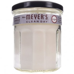 Mrs. Meyer's Clean Day 651386 7.2 oz. Lavender Scented Wax Candle - 6/Case