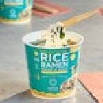 Lotus Foods Garlicky Vegetable Rice Ramen Noodle Soup Cup 1.94 oz. - 6/Case Lotus Foods Garlicky Vegetable Rice Ramen Noodle Soup Cup 1.94 oz. - 6/Case
