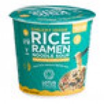 Lotus Foods Garlicky Vegetable Rice Ramen Noodle Soup Cup 1.94 oz. - 6/Case Lotus Foods Garlicky Vegetable Rice Ramen Noodle Soup Cup 1.94 oz. - 6/Case