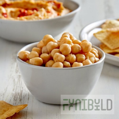 Furmano's #10 Can Organic Chick Peas (Garbanzo Beans) - 6/Case