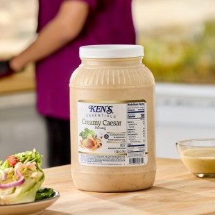 Ken's Foods Essentials 1 Gallon Creamy Caesar Dressing