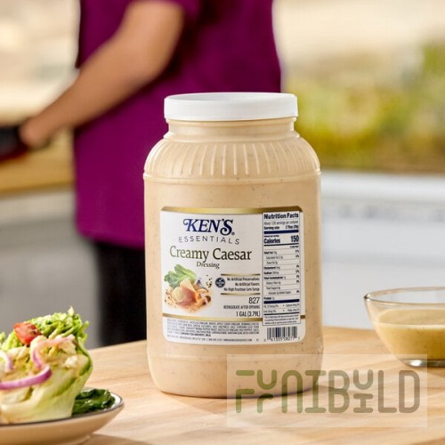 Ken's Foods Essentials 1 Gallon Creamy Caesar Dressing