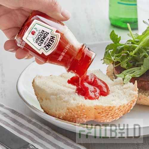 Heinz Ketchup 2.25 oz. Personal Glass Bottle - 60/Case