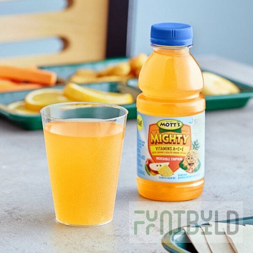 Mott's Mighty Incredible Tropical Juice 8 fl. oz. - 24/Case