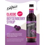 DaVinci Gourmet Classic Boysenberry Flavoring / Fruit Syrup 750 mL - 4/Case DaVinci Gourmet Classic Boysenberry Flavoring / Fruit Syrup 750 mL - 4/Case