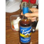 Torani Sugar-Free Pumpkin Pie Flavoring Syrup 750 mL Glass Bottle