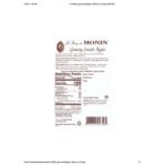 Monin Premium Granny Smith Apple Flavoring / Fruit Syrup 750 mL