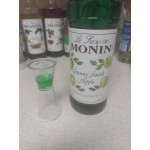 Monin Premium Granny Smith Apple Flavoring / Fruit Syrup 750 mL