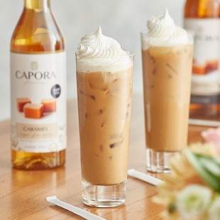 Capora Sugar-Free Caramel Flavoring Syrup 750 mL - 6/Case Capora Sugar-Free Caramel Flavoring Syrup 750 mL - 6/Case