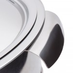 Vollrath 49521 4.2 Qt. Maximillian Steel Medium Round Chafer with Stainless Steel Accents Vollrath 49521 4.2 Qt. Maximillian Steel Medium Round Chafer with Stainless Steel Accents