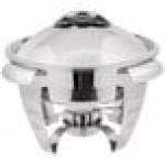 Vollrath 49521 4.2 Qt. Maximillian Steel Medium Round Chafer with Stainless Steel Accents Vollrath 49521 4.2 Qt. Maximillian Steel Medium Round Chafer with Stainless Steel Accents