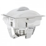 Vollrath 49521 4.2 Qt. Maximillian Steel Medium Round Chafer with Stainless Steel Accents Vollrath 49521 4.2 Qt. Maximillian Steel Medium Round Chafer with Stainless Steel Accents