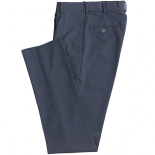 National Patrol by Henry Segal Men's Navy Flat Front Suit Pants - 28