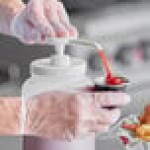 Choice Condiment Pump Kit with 0.5 oz. Pump and 89 mm Screw-On Adapter Lid
