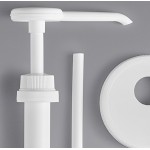 Choice Condiment Pump Kit with 0.5 oz. Pump and 89 mm Screw-On Adapter Lid