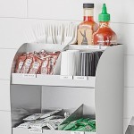 ServSense Magnetic Stainless Steel Coffee Labels for Self Service Station Organizers - 11/Pack