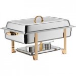 Choice Deluxe Stainless Steel 80 Cup Coffee Chafer Urn with Chrome Accents - 5 Gallon Choice Deluxe Stainless Steel 80 Cup Coffee Chafer Urn with Chrome Accents - 5 Gallon
