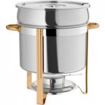 Choice Deluxe Stainless Steel 80 Cup Coffee Chafer Urn with Chrome Accents - 5 Gallon Choice Deluxe Stainless Steel 80 Cup Coffee Chafer Urn with Chrome Accents - 5 Gallon