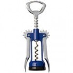 Franmara Chrome-Plated Wing Corkscrew with Burgundy Enameled Body 2043-03