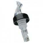 Precision Pours 14 WR C/F 0.25 oz. Watermelon Red Measured Liquor Pourer with Collar and Fliptop - 12/Pack Precision Pours 14 WR C/F 0.25 oz. Watermelon Red Measured Liquor Pourer with Collar and Fliptop - 12/Pack