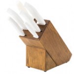 Dexter-Russell 21009 SofGrip 7-Piece Black Handle Slant Knife Block Set