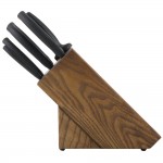 Dexter-Russell 21009 SofGrip 7-Piece Black Handle Slant Knife Block Set
