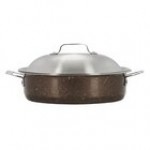 Bon Chef 60001COFFEE Cucina 4 Qt. Coffee Stainless Steel Round Induction Saute Pan with Lid Bon Chef 60001COFFEE Cucina 4 Qt. Coffee Stainless Steel Round Induction Saute Pan with Lid