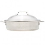 Bon Chef 60001COFFEE Cucina 4 Qt. Coffee Stainless Steel Round Induction Saute Pan with Lid Bon Chef 60001COFFEE Cucina 4 Qt. Coffee Stainless Steel Round Induction Saute Pan with Lid
