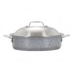 Bon Chef 60001COFFEE Cucina 4 Qt. Coffee Stainless Steel Round Induction Saute Pan with Lid Bon Chef 60001COFFEE Cucina 4 Qt. Coffee Stainless Steel Round Induction Saute Pan with Lid
