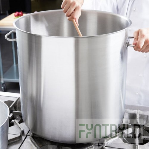 Vollrath 47726 Intrigue 76 Qt. Stainless Steel Stock Pot