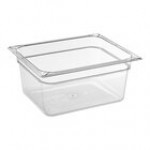 Carlisle 10222B03 StorPlus 1/2 Size Black Polycarbonate Food Pan - 6 Carlisle 10222B03 StorPlus 1/2 Size Black Polycarbonate Food Pan - 6